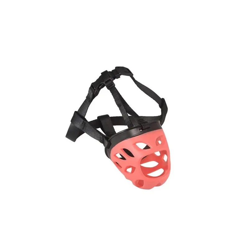 Geni-Store Red (, 1) Dog Muzzle Breathable Basket Muzzles Dogs Small