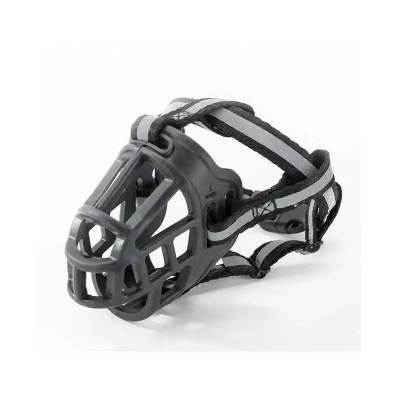 Xylfly Black (, L) Dog Muzzle For And Dogs Breathable Basket Muzzles Small