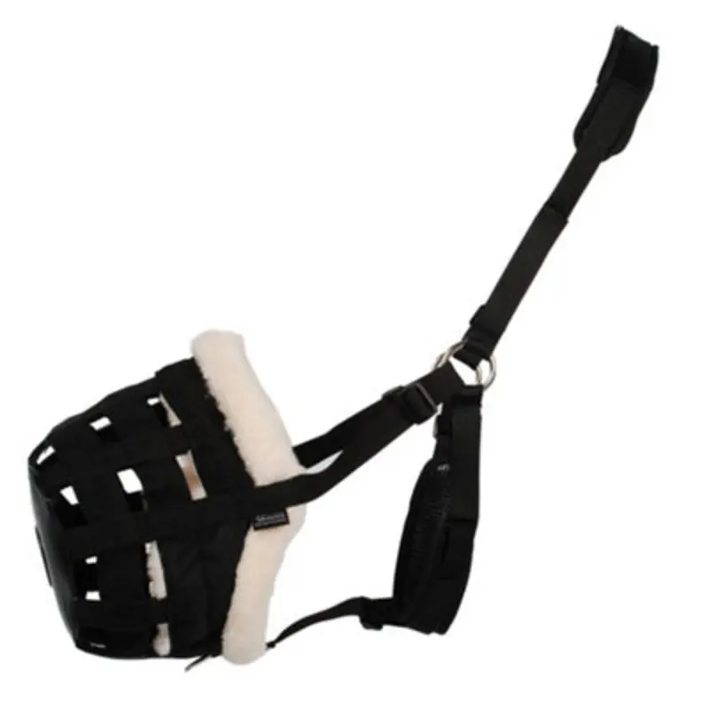 B&Q Black Shires Deluxe Horse Grazing Muzzle (X Full)