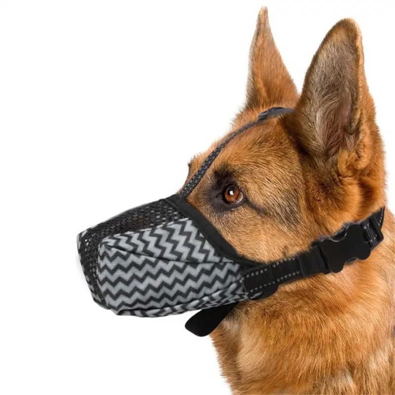 Spactz Dog Muzzle,Air Mesh Breathable Muzzle Extra Large