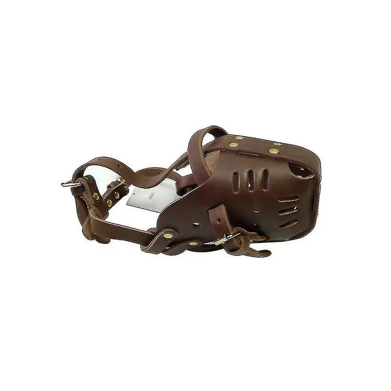 Brown (, L) Dog Muzzle, Breathable Basket Muzzles For, And Dogs Small