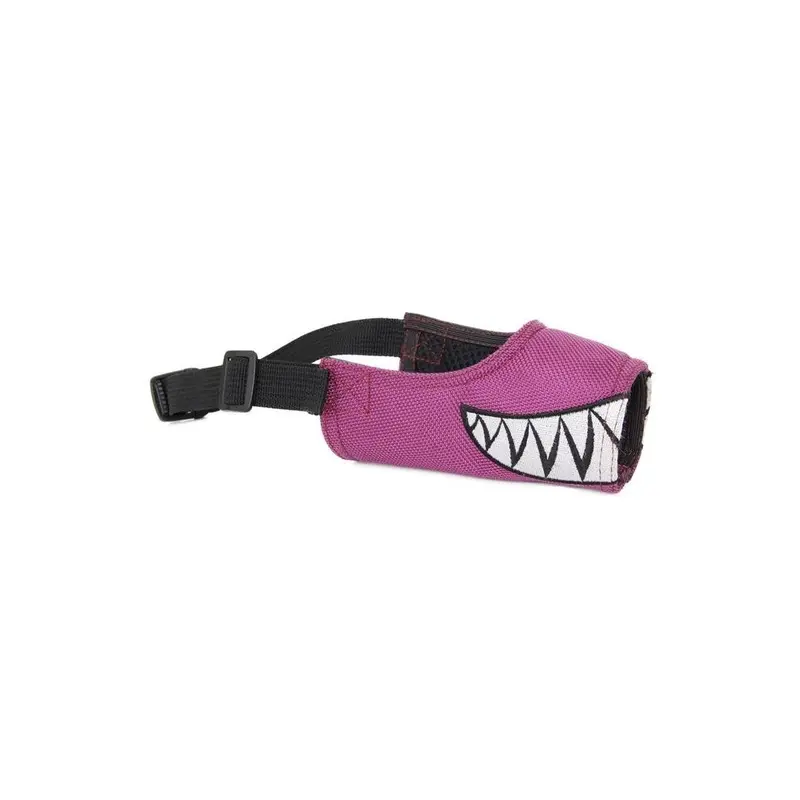 Petpurifiers Purple Fumigation Adjustable Designer Dog Muzzle, - Small