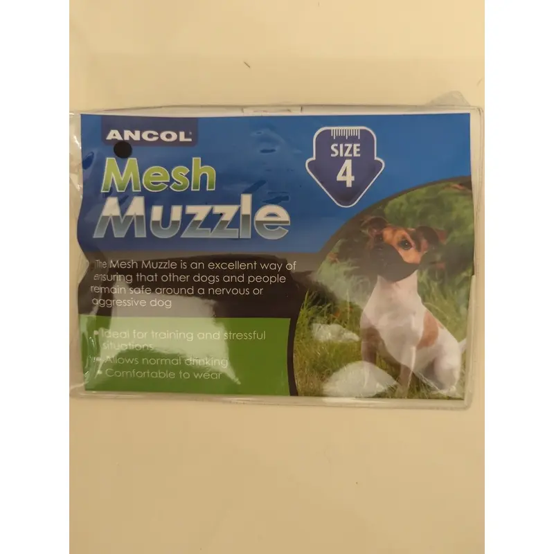 Ancol Mesh Dog Muzzle size 4