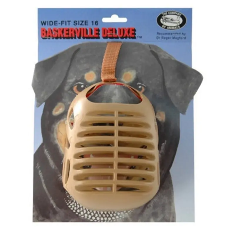 B&Q Brown Company Of Animals Baskerville Dog Muzzle (- 6 X 23Cm) Size 4