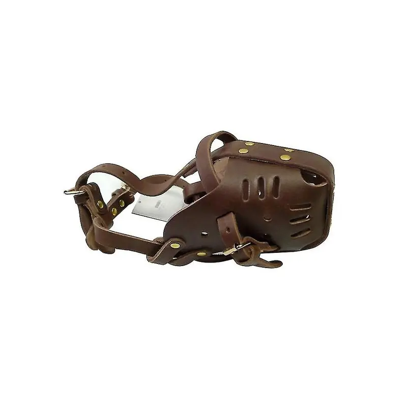 Brown (, M) Dog Muzzle, Breathable Basket Muzzles For, And Dogs Small