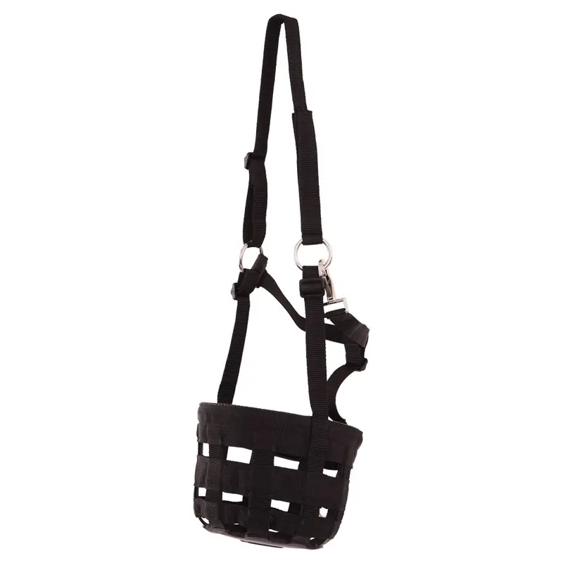 Br Equitation Noir Removable Horse Muzzle