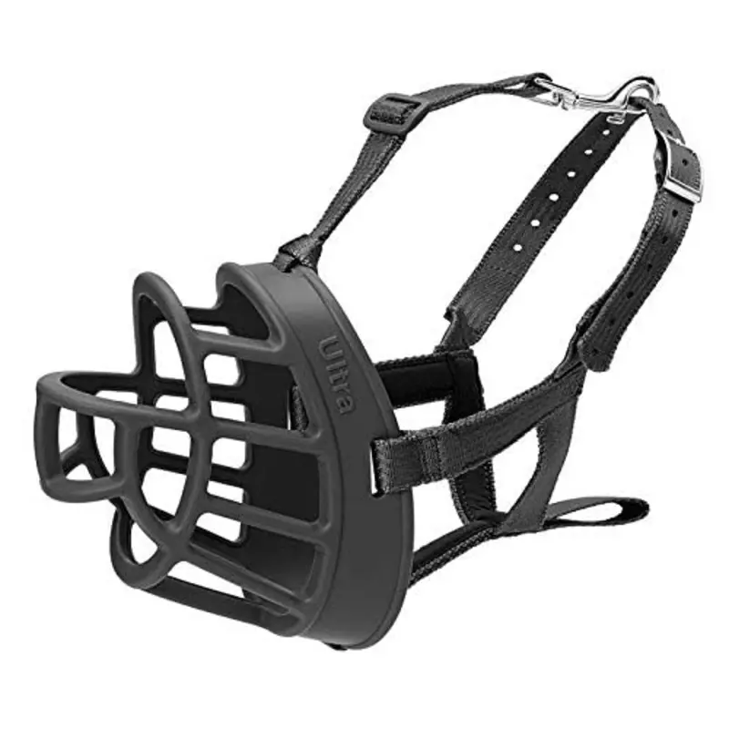 Baskerville Ultra Muzzle  - Size 5 - Patented Muzzle for Large Dog - vgc