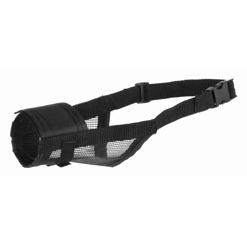 Trixie Muzzle With Net Insert For Dogs - 1926 Cm Black Medium