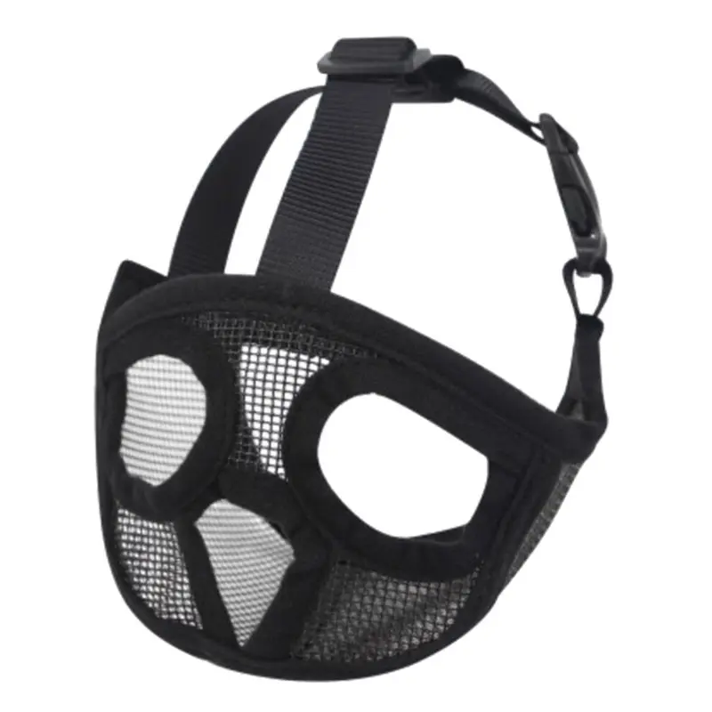 Black (, Xs 5Pcs) Xs Dog Muzzle For Short Snout Dogs, Breathable Mesh
