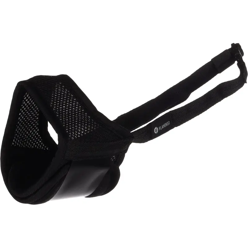 Flamingo MUZZLE ROLO BLACK XL NECK 45-102CM / NOSE 25-27CM