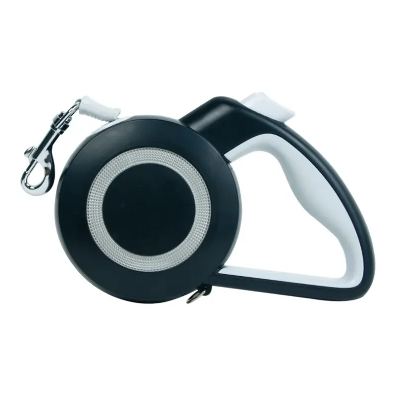 Leash Black Retractable Dog 360 Reflective Walking Dog ,,5M Medium