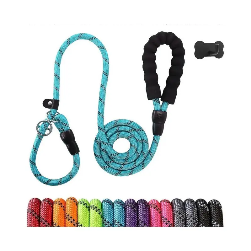 New 5-Foot Dog Leash For, And Dogs - Durable Training Leash With Slip Collar Small
