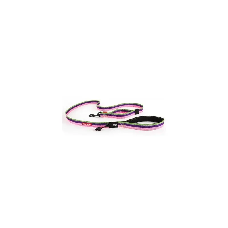 Pink Ezydog Soft Trainer Traffic Control Dog Lead, Bubble Gum