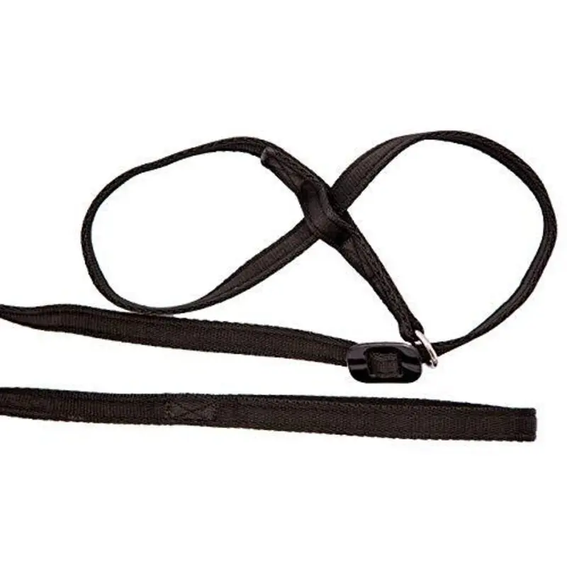 All-in-1 Headcollar and Lead Left-handed Black