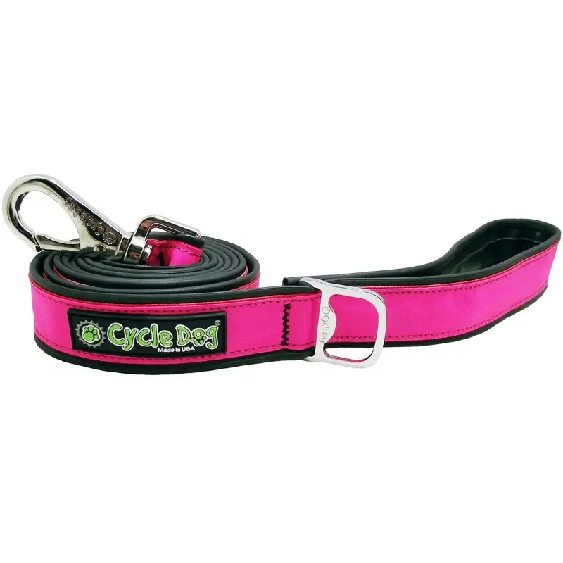 Cycle Dog Recycled Max Reflective Dog Lead, Pink