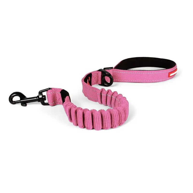 EzyDog Zero Shock Dog Lead Pink Short 25"