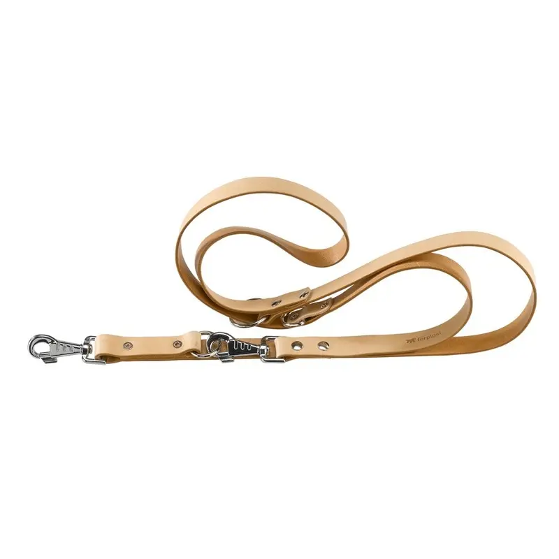 Ferplast Natural BE GA12/200 Dog Lead, 12 mm x 120-200 cm, Beige