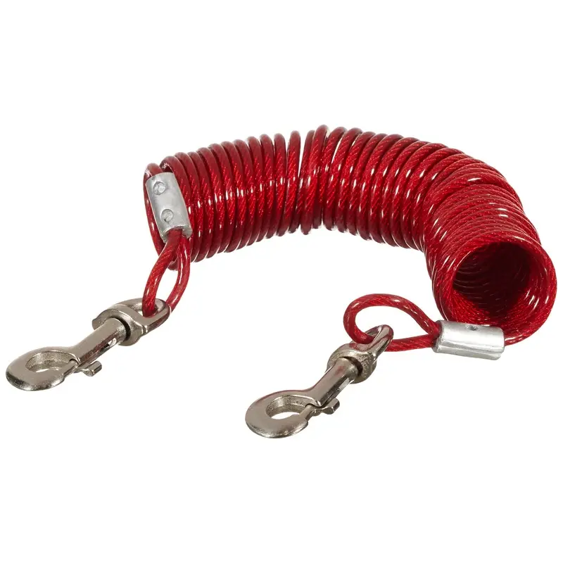 Trixie Coiled Cable Yard Chain, 5 m,Red