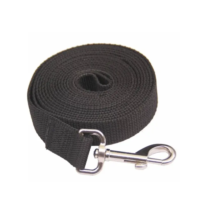 Dsport Black Dog Lead Pet Puppy Leash Training Obedience Recall Walk Tracking 15M