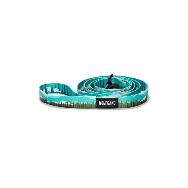 Wolfgang Green 6 In. Great Escape Polyester Dog Leash, & Medium