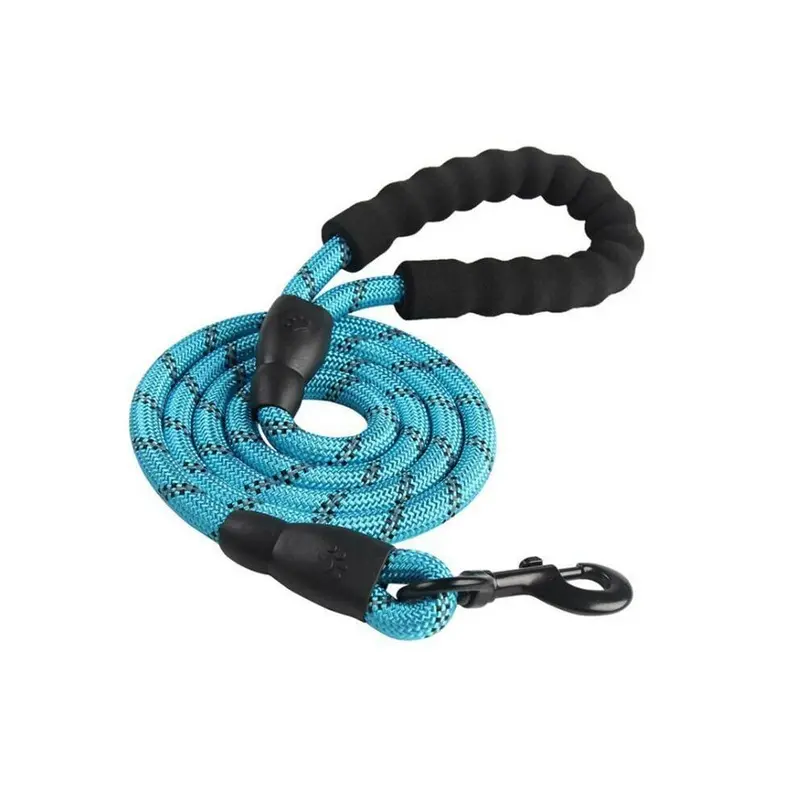 Blue (Blue) Dog Leash Braided Rope Pet Leads Strong Soft For Dog Walk Walking Medium