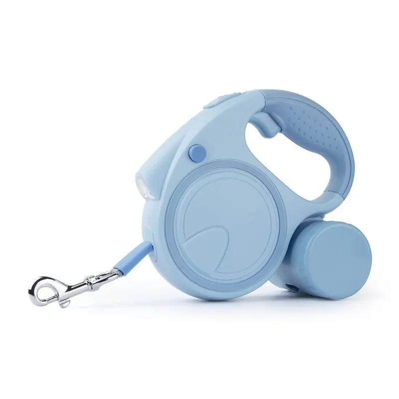 Playmc Blue (Blue) Pet Free Retractable Leash Auto Tractor