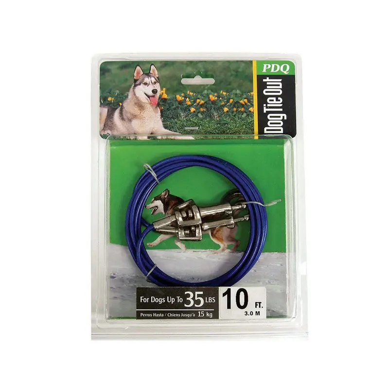 Productos Para Mascotas Boss En Cable Dog Tie Out 10Med (Pack Of 1) Size 1