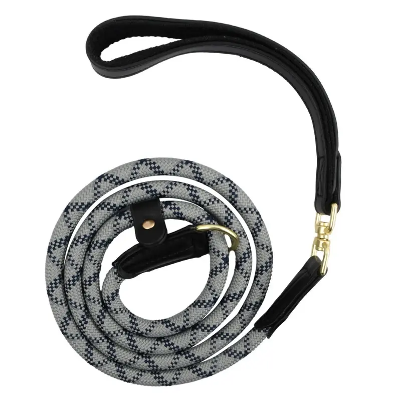 Nivofu Grey Training Lead For Dogs 150 Cm, Reflective Long Dog Rope Leash