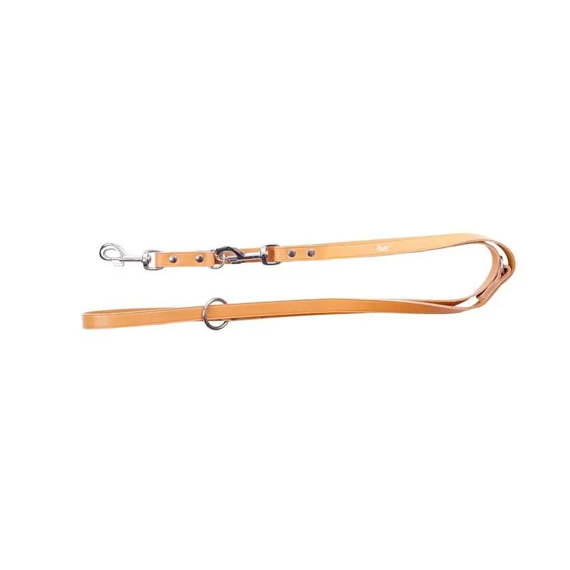 Dingo Long Leash for Dog Natural Genuine Leather Adjustable Lead for Daily Use 10256