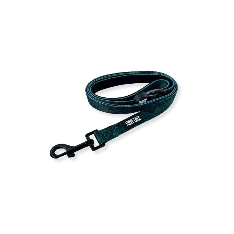 Furry Tails Unisex Green Dog Lead Palm Springs