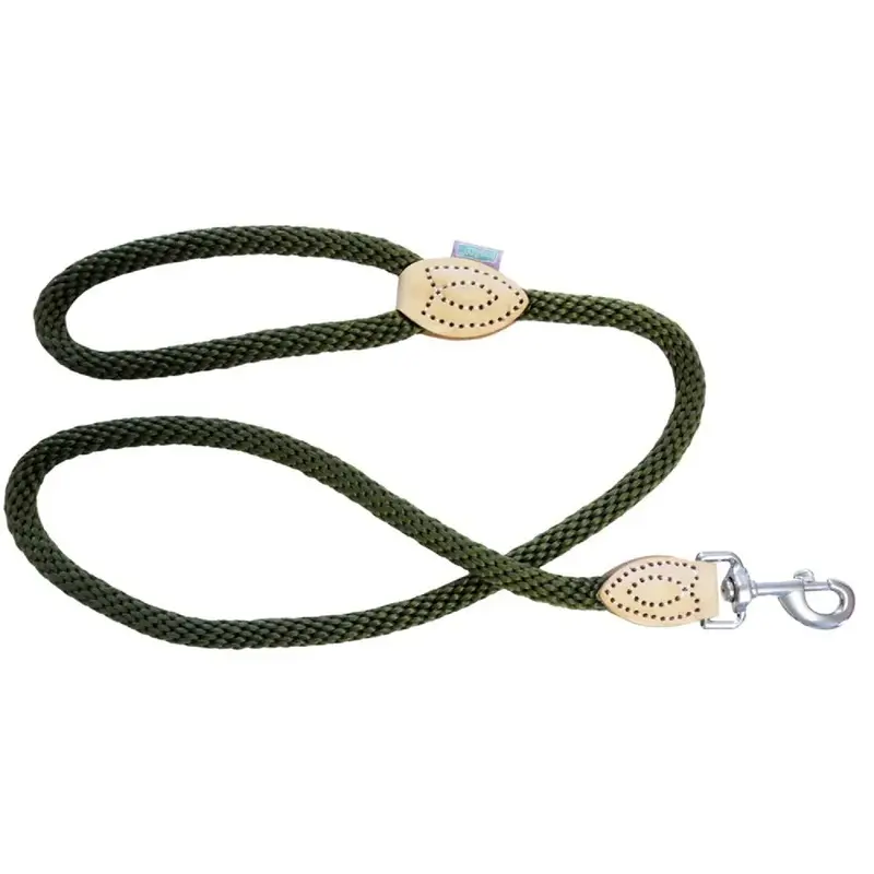 Hemmo & Co Unisex Green Soft Touch Rope Trigger Lead