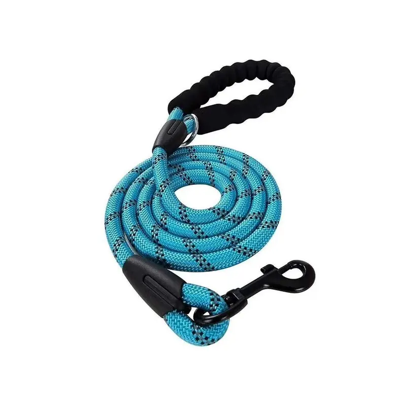 Pet Wiz Blue (, / - 1.5M) Reflective Rope Dog Lead Medium
