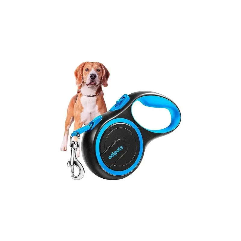 Edipets Blue Extendable Dog Leash - Metres Size 8