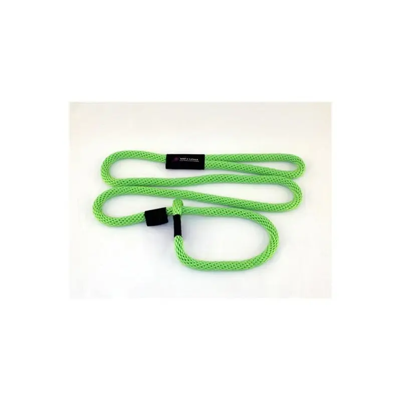 Soft Lines Green Dog Slip Leash 0.5 In. Diameter By 8 Ft. - Lime 0.5In