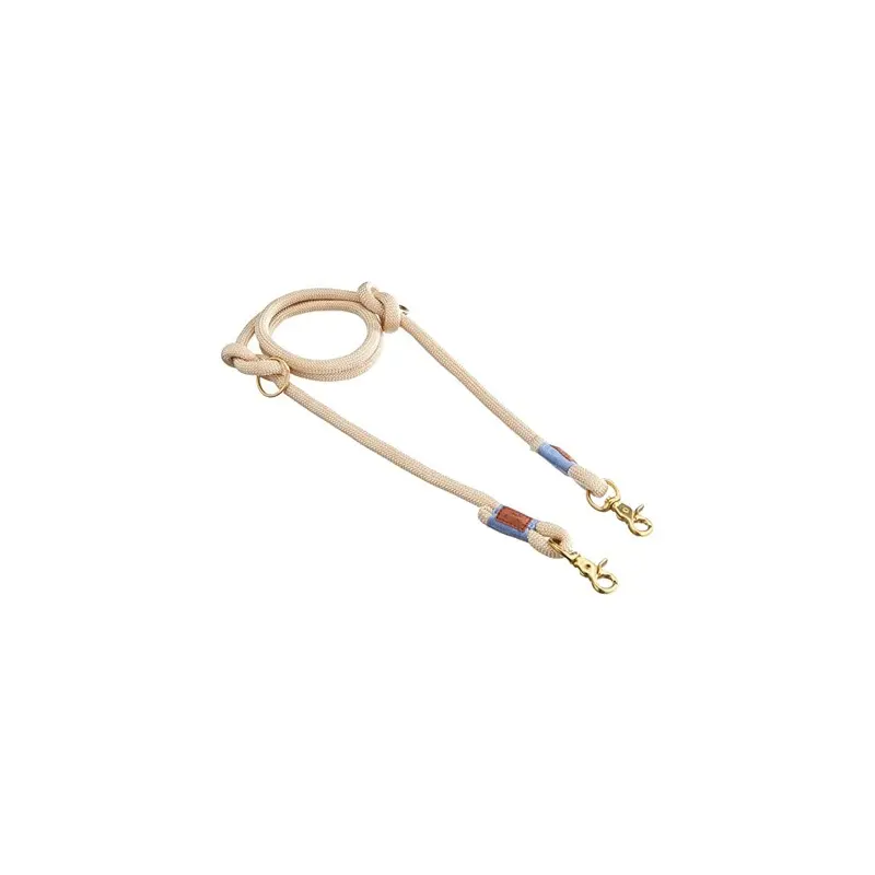 Hunter Adjustable Leash Sansibar Rantum, 12/200 Rope, Tan Size 12