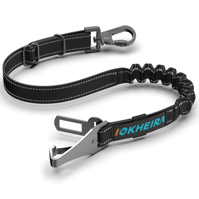 IOKHEIRA Dog Seat Belt for Car Dog Car Harnesses Suitable for Safety Belt Buc...