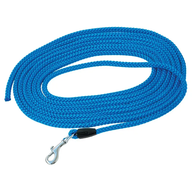Petlando Pawz & Pepper Round Braided Tracking Line - Blue - 5M