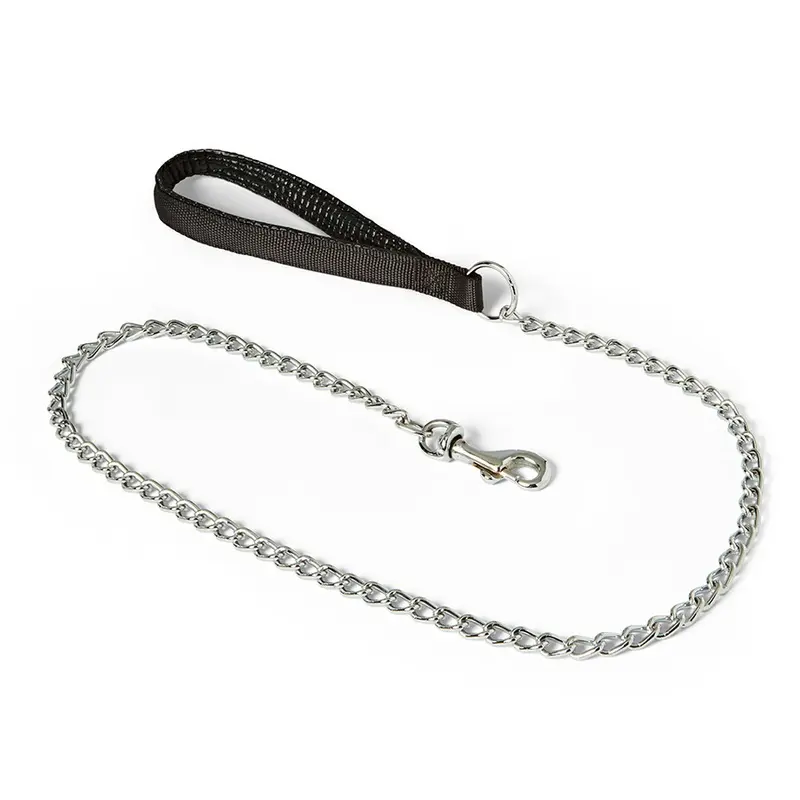 Pets At Home Nylon Chain Dog Lead Black Small