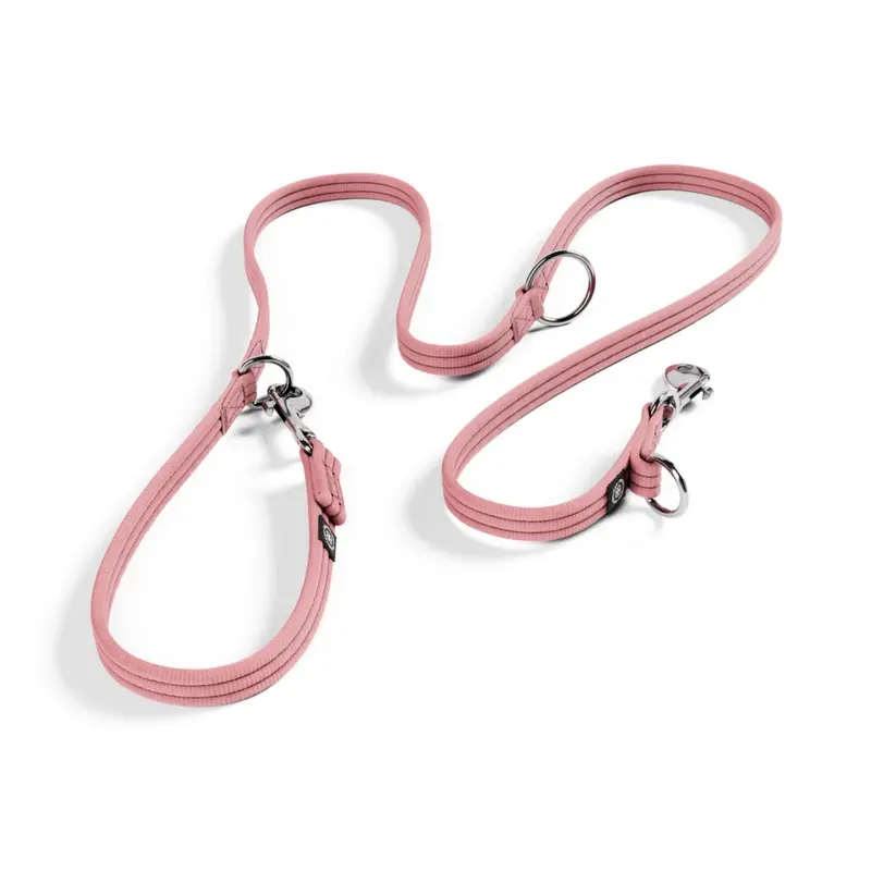 Bullybillows Training Dog Lead Double-End 2M Pink
