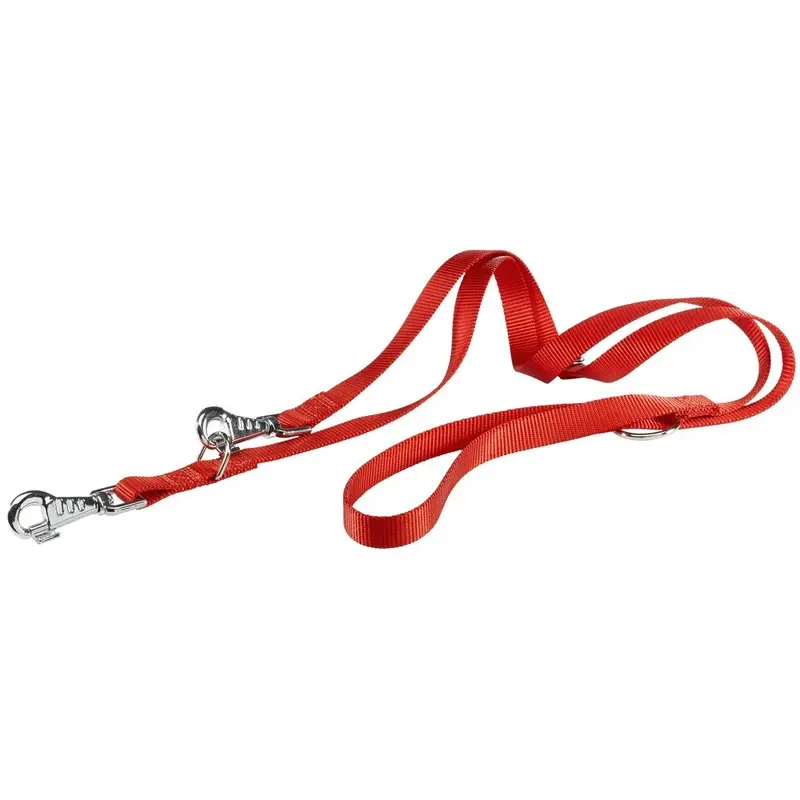 Ferplast Club Ga25/200 Dog Lead, 25 mm x 120-200 cm, Red