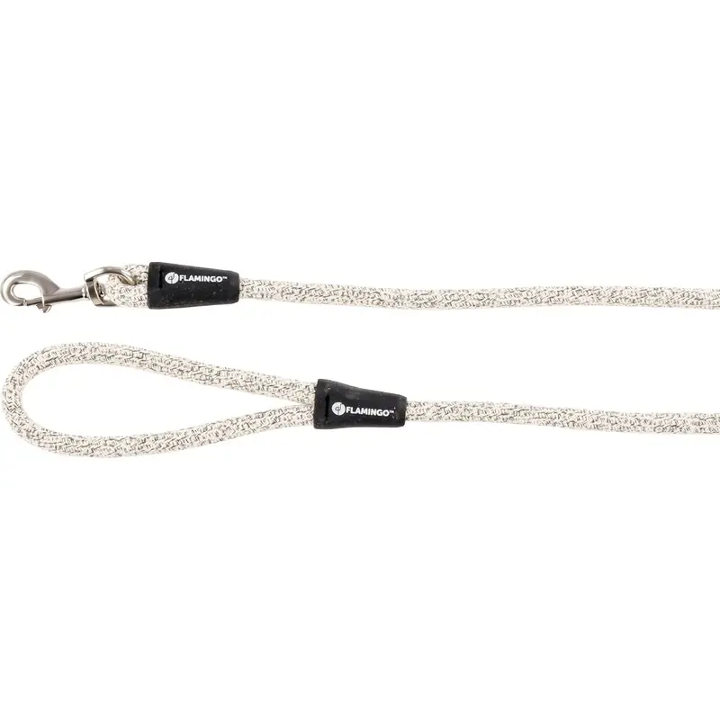 Flamingo Dog Leash Lago White & Black 1,3m 12mm