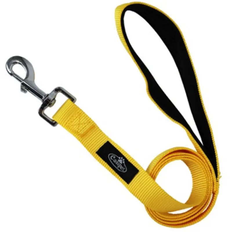 B&Q Dog Lead Neoprene Padded Waterproof Comfort Leash 4Ft Neoprene Yellow