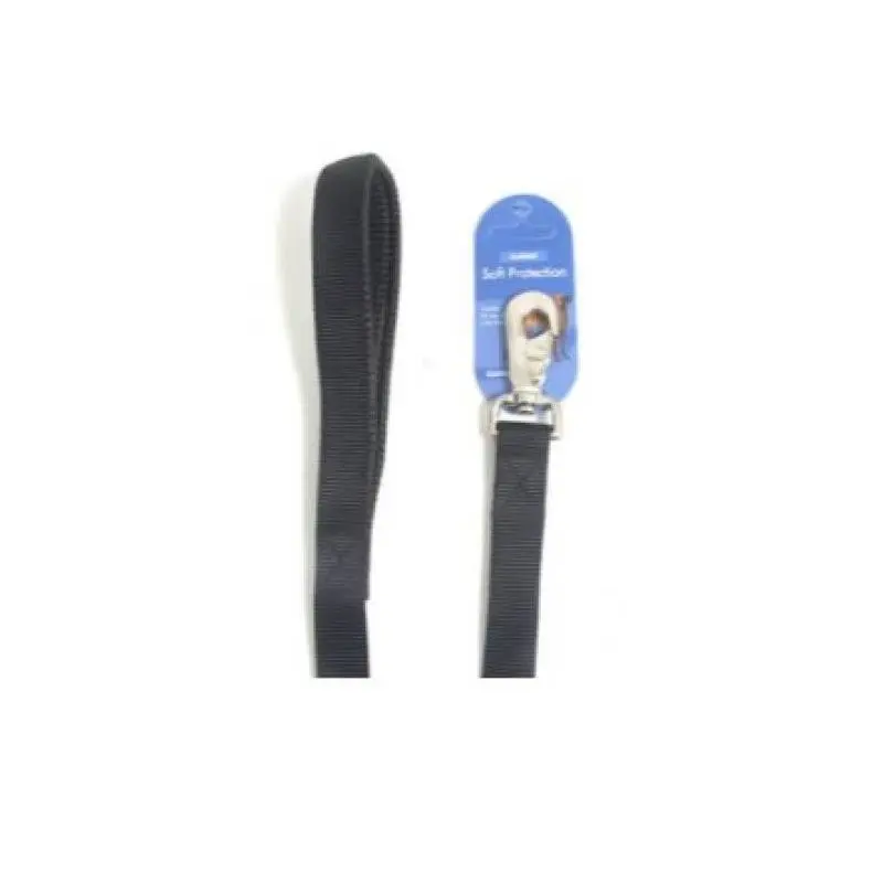 Classic Soft Protection Dog Lead - 16Mm X Black 102Cm