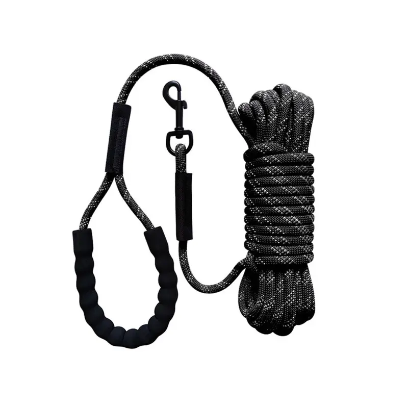 Zeuxo Black Dog Leash Training Tracking Line 20M