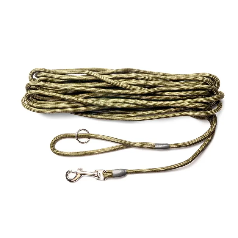 Dog & Field 2In1 Training / Exercise Dog Lead - Super Soft Braided Nylon 10M