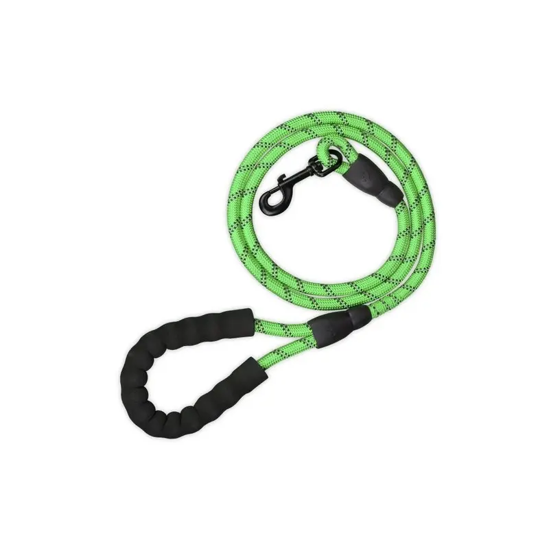 B2x Green Padded Dog Leash 150 Cm