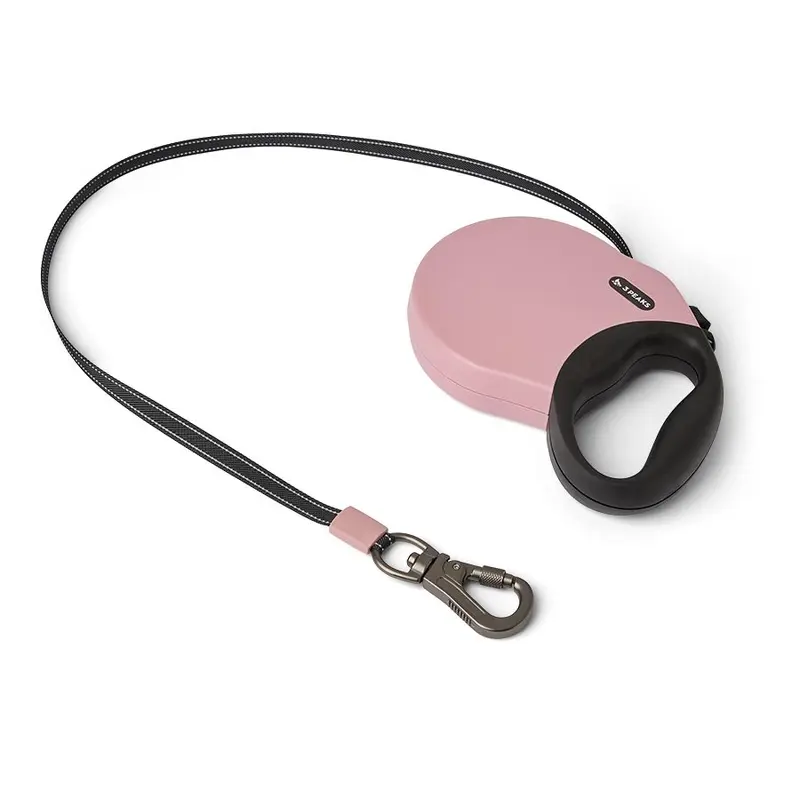 3 Peaks Retractable Dog Lead Pink
