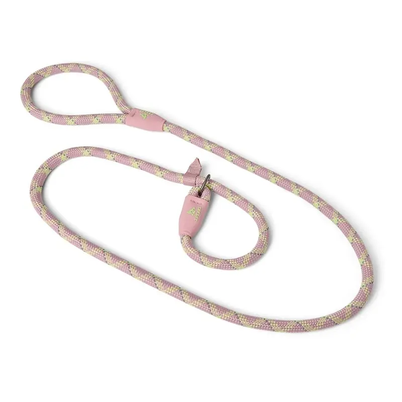 3 Peaks Slip Reflective Dog Lead Pink Large