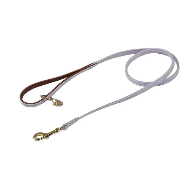 Digby & Fox Purple (110Cm X 1.5Cm, Lilac) Leather Padded Dog Lead 110Cm