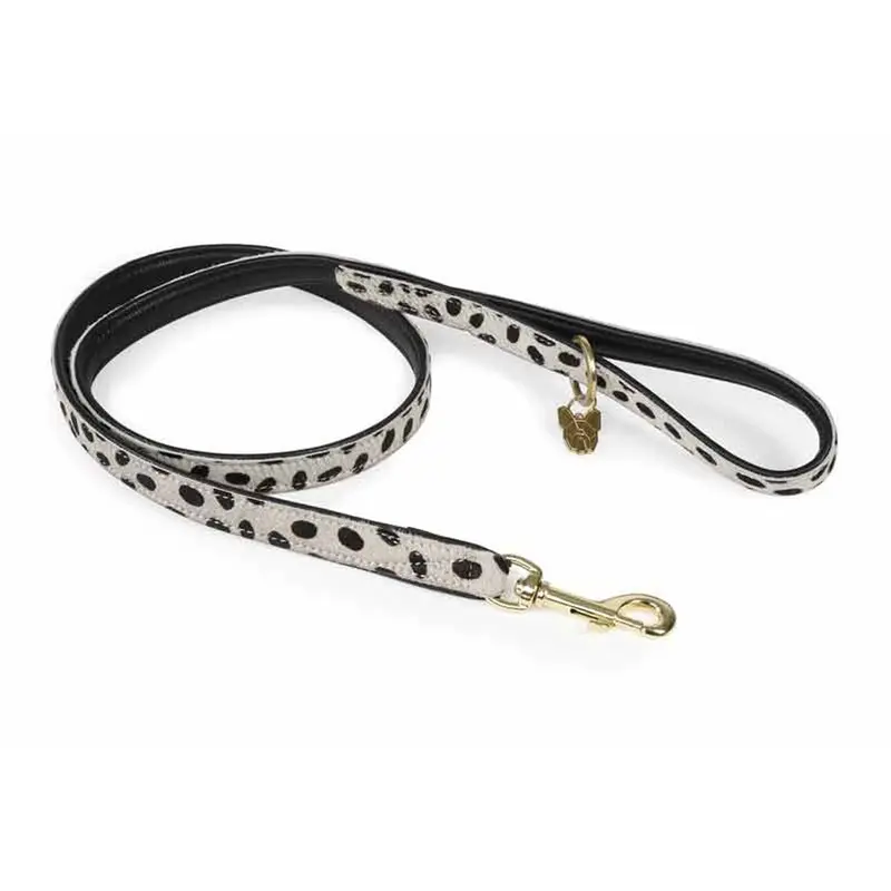 Shires Unisex Digby And Fox Cow Hair Dog Lead - Spot Print 110Cm